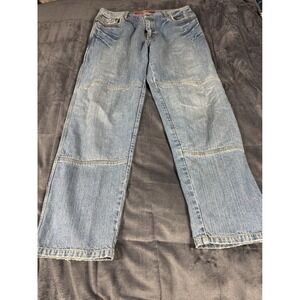 Cortech Tour Master MOD Mens Blue Riding Jeans Leather Lined 36x30 Light Wash